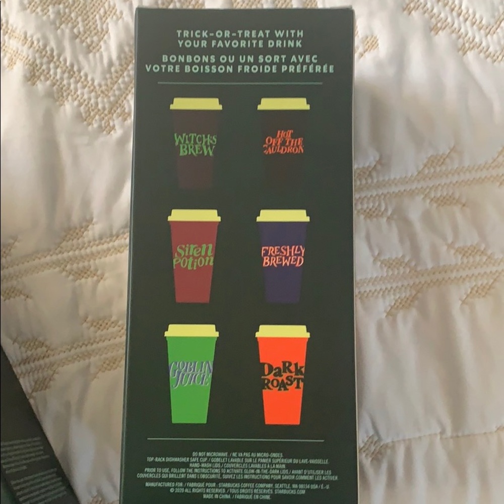 Reusable Starbucks Halloween hot cups 2020